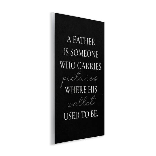 Stupell Industries Pictures Where Wallet Used To Be Father Wall Plaque Art